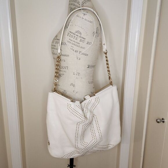 Bruno Magli white leather purse - Picture 2 of 15